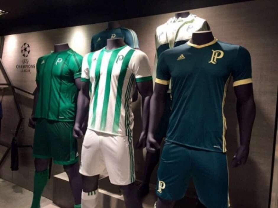 Após camisa 1, vaza foto com novos uniformes do Palmeiras