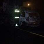 Veículos colidem, pegam fogo e motorista morre na BR-163 em Campo Grande