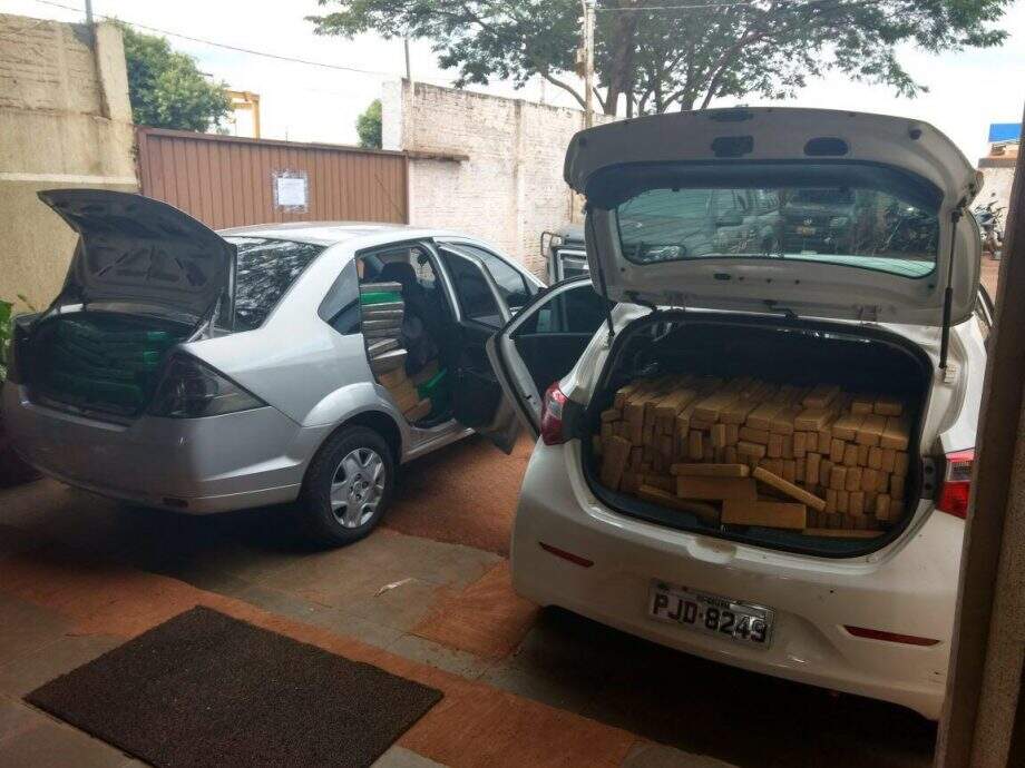 Quatro são presos transportando 1,4 tonelada de maconha em Ponta Porã