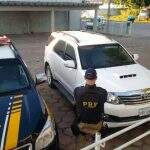 PRF identifica e recupera carro brasileiro furtado com placas bolivianas