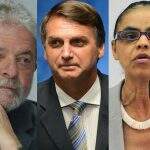 Marina e Bolsonaro empatam; Lula continua líder em pesquisa Datafolha