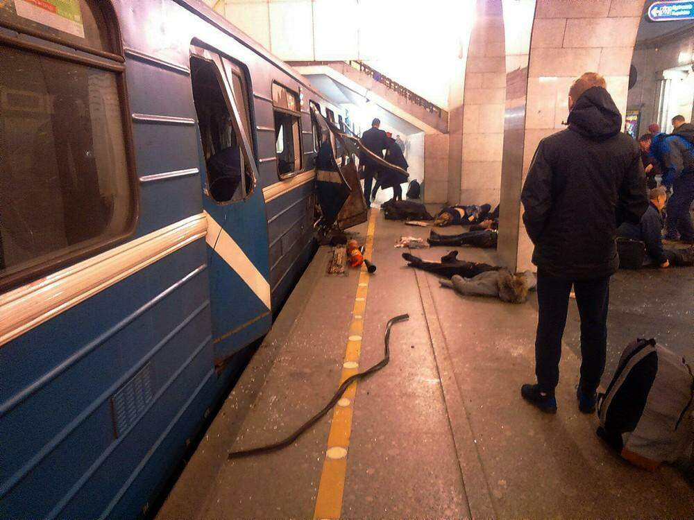 Sobe para 14 número de mortos no atentado no metrô de São Petersburgo