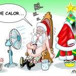 [charge] Papai Noel em Campo Grande