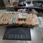 Ação da PF após apreensão de aeronave com cocaína prende homem com quase R$ 100 mil e arma