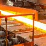 Produção de aço cresce 3,5% em julho de 2020