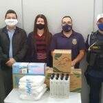 Guardas recebem álcool em gel, luvas e máscaras para enfrentamento ao covid-19