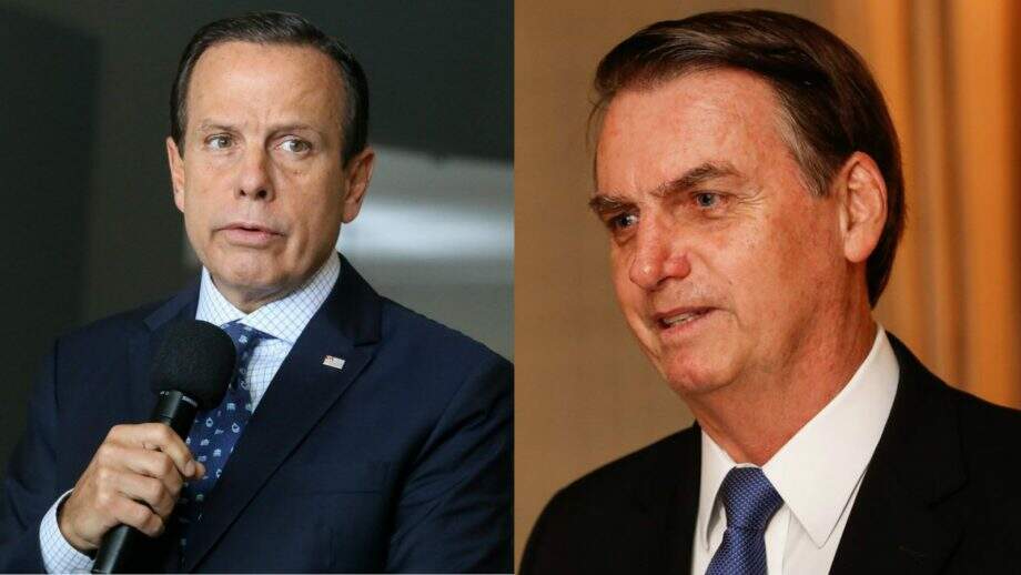 Após ser chamado de 'patife' por Bolsonaro, Doria pede 'calma' ao presidente