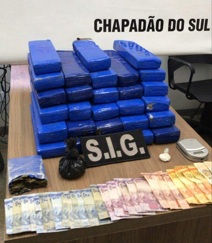 Dupla é presa com droga do PCC e dinheiro falso após investigações