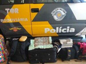Droga apreendida pela polícia em SP. Foto: Divulgação
