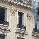 Paris: um incêndio atinge um prédio perto da Opéra Garnier