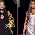 Dua Lipa, Kate Moss e Naomi Campbell desfilam na passarela da Versace/Fendi durante a Semana de Moda de Milão
