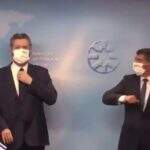 Ministro brasileiro é advertido por não usar máscara em encontro com chanceler de Israel