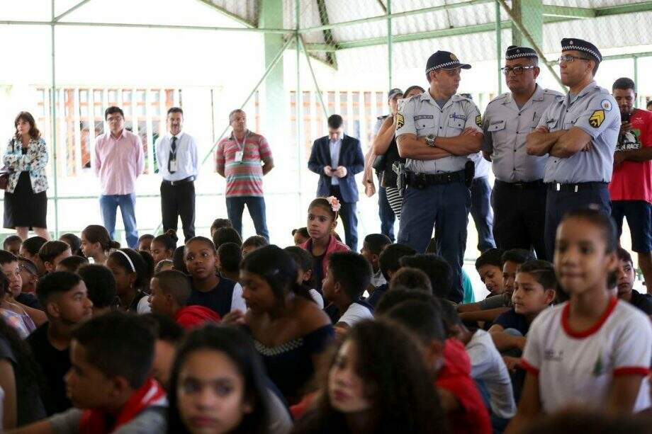 Escola com o modelo cívico-militar no DF. (Foto Ilustrativa: Marcelo Camargo/Agência Brasil)