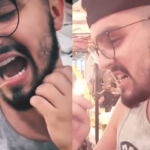 Luan Santana mostra vídeo comendo espetinho de larvas e dispara: ‘não é ruim’
