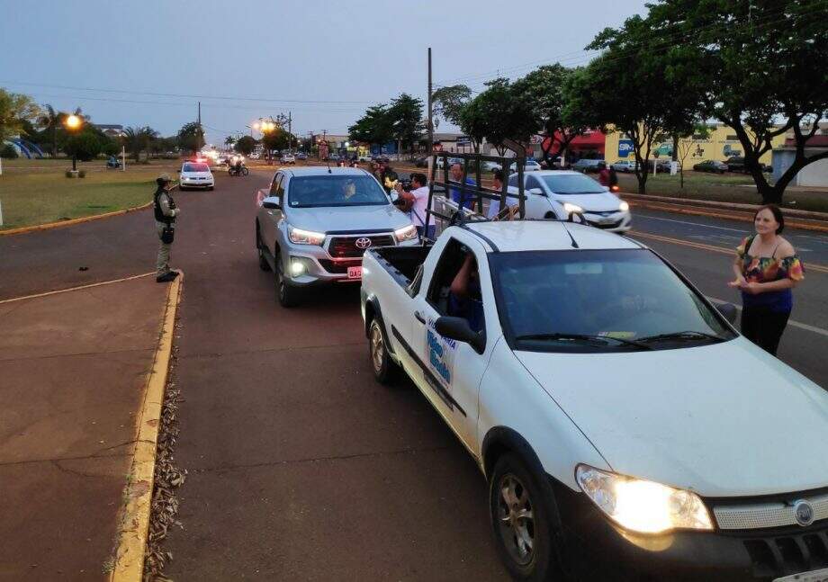 Ação realizada na terça-feira (Divulgação)