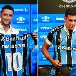Apresentados no Grêmio, Thiago Neves e Diego Souza prometem resposta em campo
