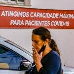 Lotado: Com recorde de casos de covid, hospitais de Campo Grande usam faixas para alertar população