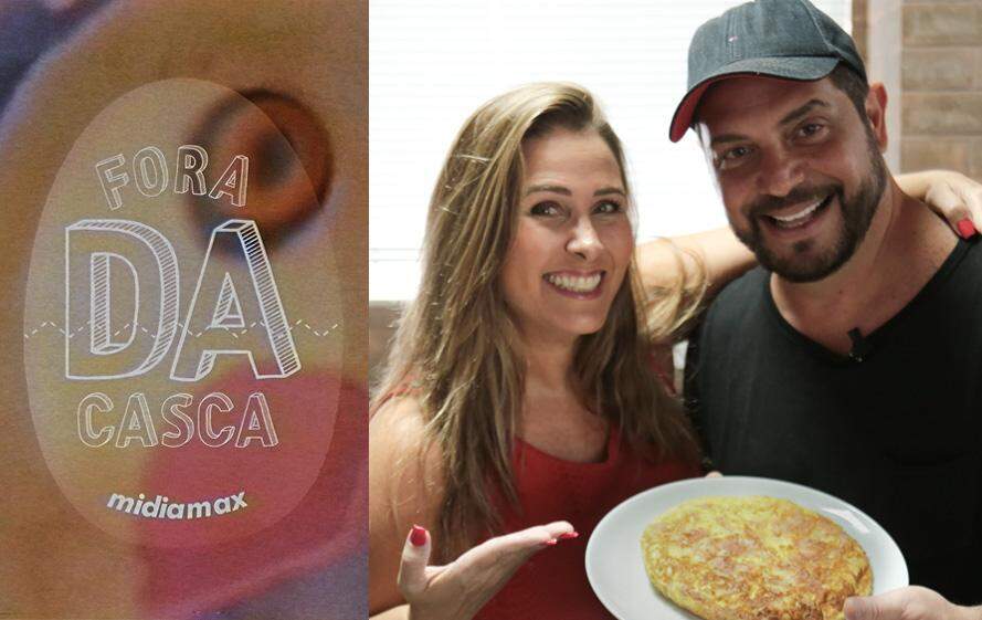#ForaDaCasca: Andreia Sorvetão e Conrado fazem omelete com gostinho de infância