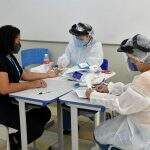 Para volta às aulas, professores de escolas do Sesi de MS fazem exames de decteção de coronavírus