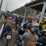 ‘Perdeu a motinha’: PRF aborda motociclistas na BR-163 e apreende 20 veículos