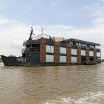 Capitania do Pantanal vai abrir inquérito sobre embarcação encalhada no Rio Paraguai