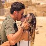 Giovanna Lancellotti e Gabriel David assumem namoro em viagem ao Egito
