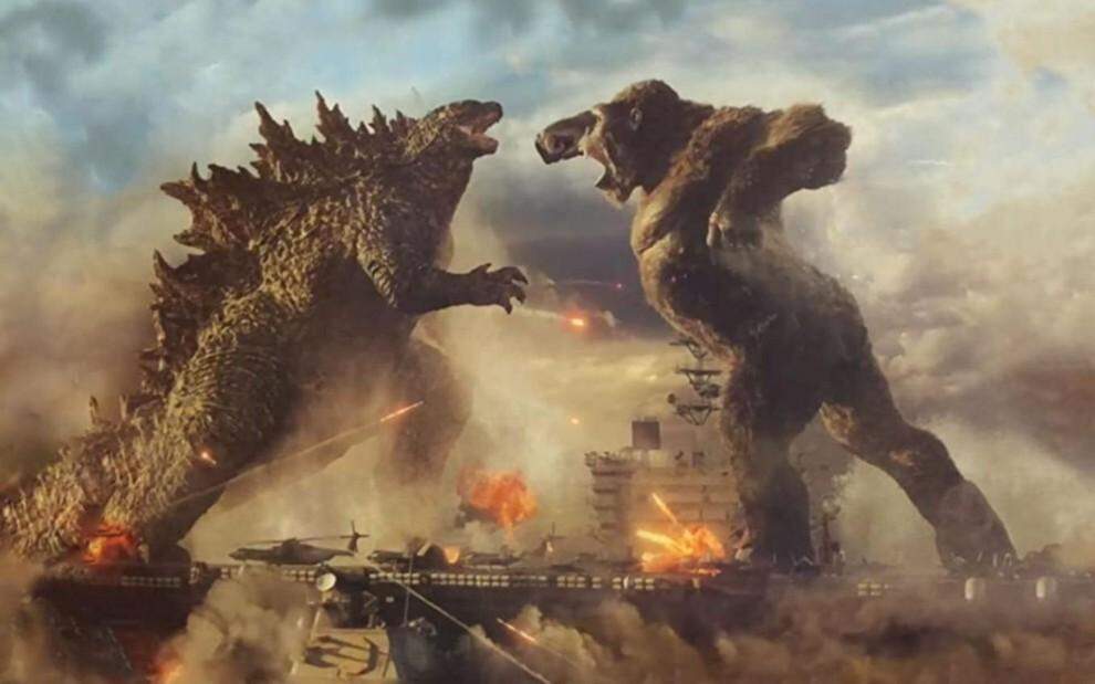 Trailer de Godzilla vs. Kong é lançada e mostra monstros se enfrentando