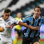 Grêmio marca aos 56 do 2º tempo e evita derrota para o Santos na Libertadores