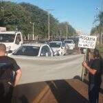 Em Três Lagoas, sindicalistas bloqueiam parte da rodovia BR-262 por Greve Geral