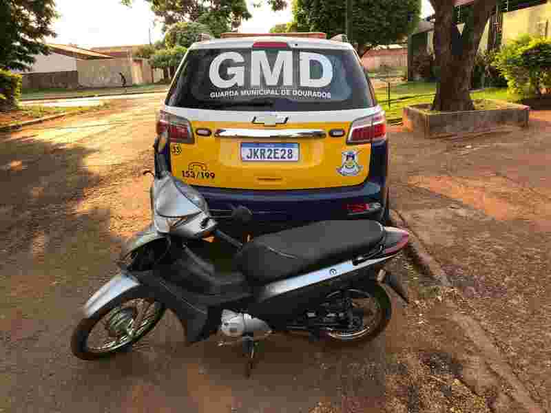 Moto com placa de Maracaju foi encontrada nesta sexta-feira