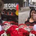 Ex-BBB Gui Napolitano ganha homenagem com carro de som e flores