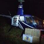 Após pane em helicóptero, polícia descobre 200 quilos de cocaína na fronteira