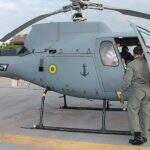 Helicóptero da Marinha resgata ribeirinho com perfuração no ombro em MS