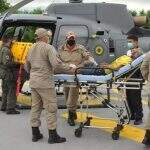 Idosa é resgatada por helicóptero da Marinha ao passar mal em fazenda em MS