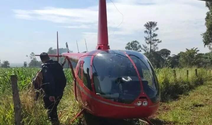 Piloto de helicóptero que fez pouso de emergência é ouvido pela PF e liberado
