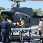 Helicóptero da Marinha resgata ribeirinho que sofreu queda de cavalo