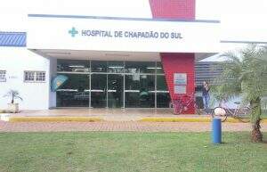Vítima deu entrada no Hospital Municipal de Chapadão do Sul. Foto: Chapadense News
