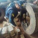 Pai e filho são presos com mais de 71 quilos de cocaína escondidas em pneus