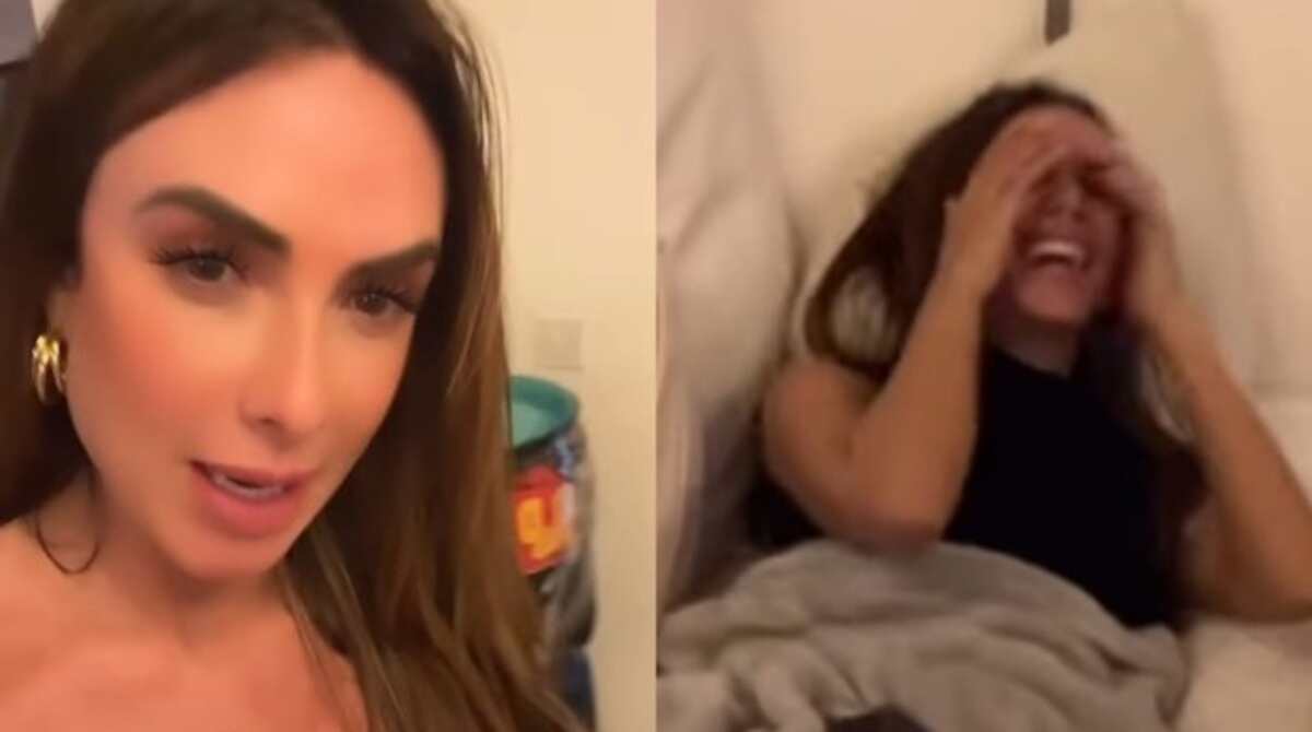 Nicole Bahls visita Anitta em Miami: “Trouxe feijão e calcinha pequenininha na mala”