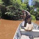 Polícia apreende barco, motor e petrechos ilegais de pesca no Rio Miranda