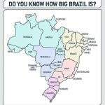 Países que cabem em cada Estado do Brasil