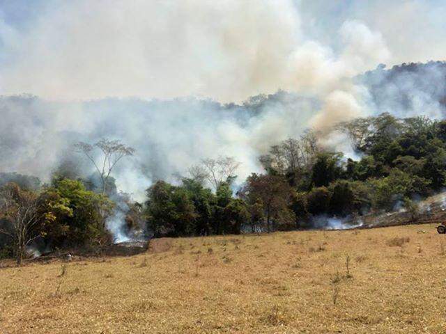 Após 13 dias, incêndio que atingiu fazendas na região do Bolsão é controlado
