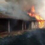 VÍDEO: fogo mata animais e ameaça sede de fazendas às margens da BR-060