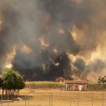 VÍDEO: Incêndio de grandes proporções atinge usina em Dourados