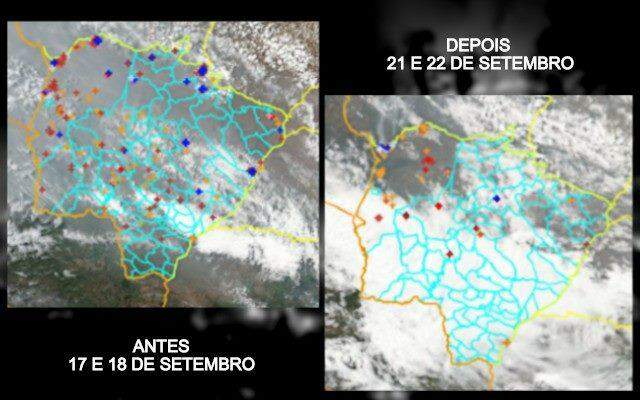 Chuva alivia e focos de queimadas têm redução de 46% em Mato Grosso do Sul
