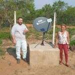 Moradores da Comunidade Rural Três Corações recebem acesso gratuito à internet via satélite