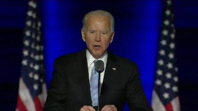 Joe Biden promete ‘não dividir, mas unificar’ em 1º discurso após ser declarado presidente eleito dos EUA