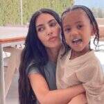 Kim Kardashian exibe estilo do filho Saint West e encanta web