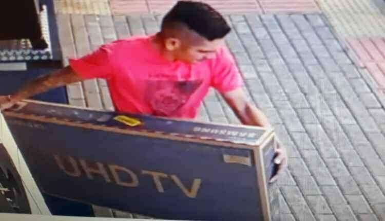 Decretada prisão preventiva de ladrão que furtou TV em loja no centro