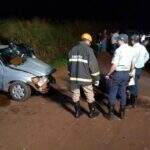 Mulher morre e sete ficam feridos em acidente entre carros de passeio na MS-379